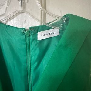 Green Calvin Klein cocktail dress
